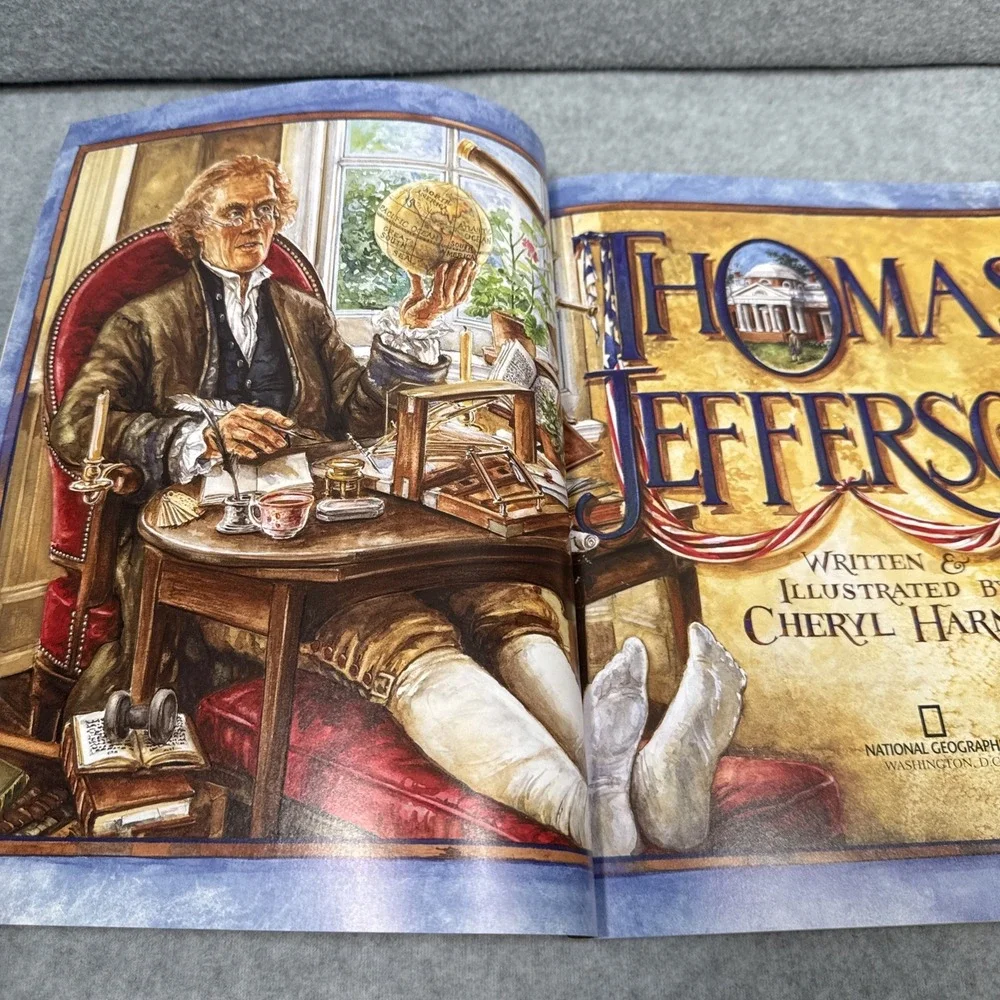 Thomas Jefferson Cheryl Harness National Geographic 2007 Paperback Biography